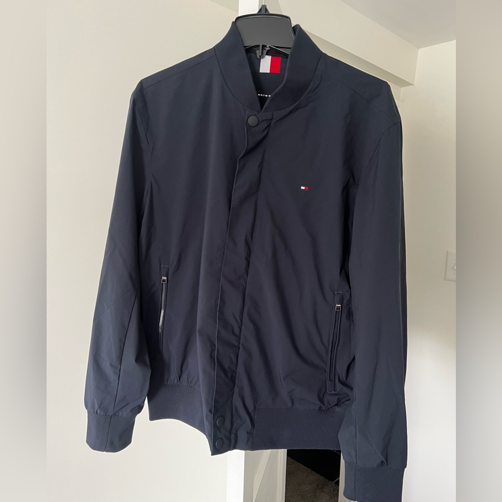 Tommy Hilfiger Men's Blue Bomber Jacket